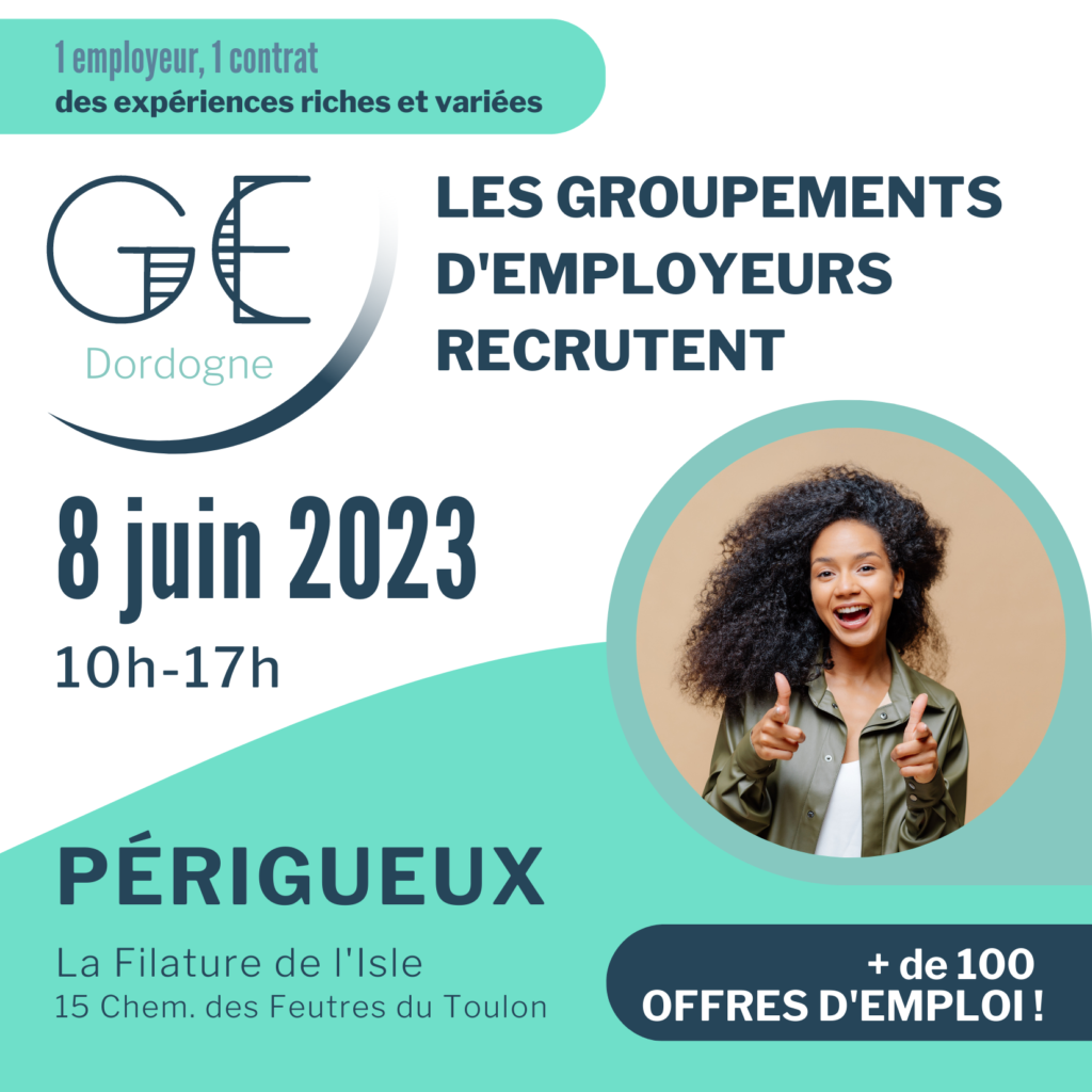 Salon des Groupements d'Employeurs de Dordogne - 8 juin à Périgueux