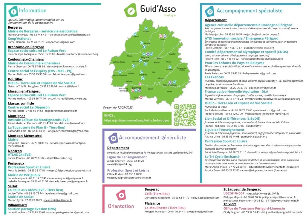 Le réseau Guid'Asso de Dordogne