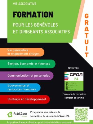 Programme de formation des bénévoles et dirigeants associatifs de Dordogne